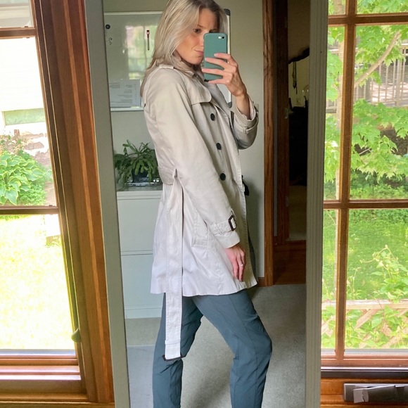 BANANA REPUBLIC | Trench Coat Khaki Size XS - Picture 4 of 6